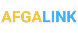 Logotipo tipográfico de AFGALINK